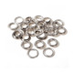 Silver/Gold Brass Eyelets with Washers (Pack of 50)